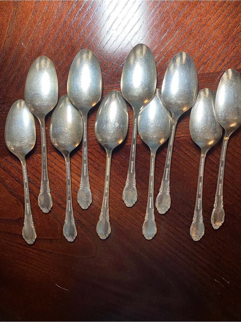 Rogers 1881 by Oneida small Teaspoons Set - 10 Pieces